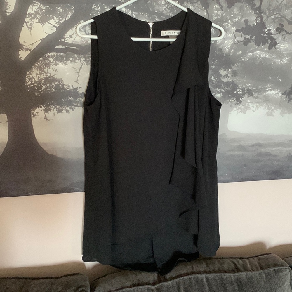 COPY - Bianco Nygard black flowy top
